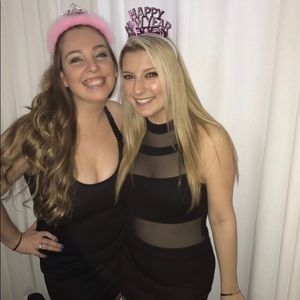 Black Color Blocking Sheer Body Suit